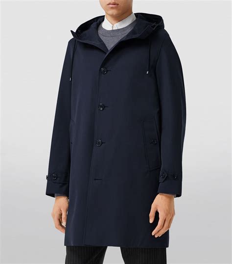 burberry hooded top|burberry single breasted wool coat.